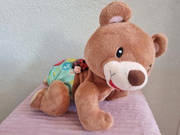 Vtech kruip beer, leerbeer knuffelbeer. Zgan. SINT TIP beschikbaar voor biedingen