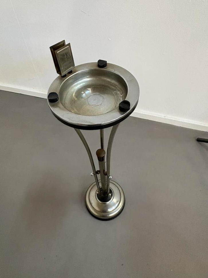 Art Deco Demeyere Standaard Asbak, 1930s, Huis en Inrichting, Woonaccessoires | Overige, Gebruikt, Ophalen of Verzenden