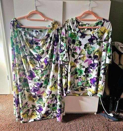 Georgedé set rok + shirt maat 48-50-52, Kleding | Dames, Grote Maten, Nieuw, Rok, Overige kleuren, Ophalen of Verzenden