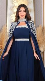 Arabische jurk maat XL donkerblauw, Galajurk, Blauw, Maat 46/48 (XL) of groter, Ophalen of Verzenden