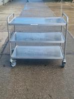 Rvs karetje voor restaurant, Minder dan 50 cm, 50 tot 100 cm, Ophalen of Verzenden, Zo goed als nieuw