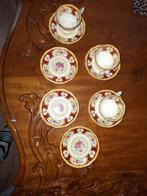 3 kop en schotel en 3 enkele schotels, Antiek en Kunst, Antiek | Servies compleet, Ophalen of Verzenden