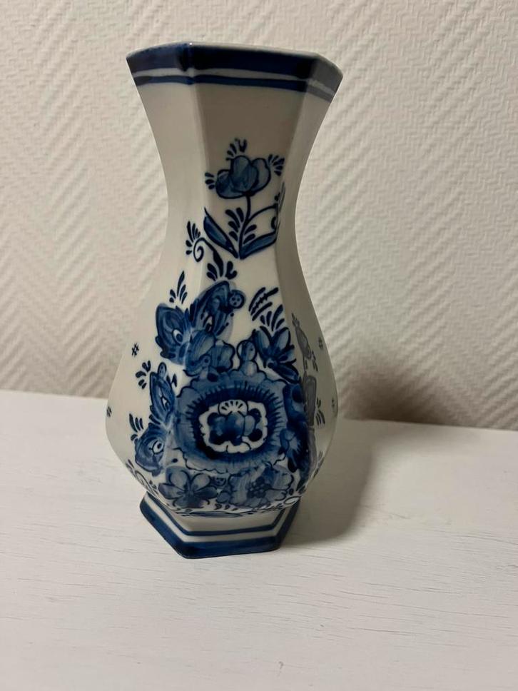 Te Koop Delfts Blauw Bloemenvaas, Antiek en Kunst, Antiek | Vazen, Ophalen of Verzenden