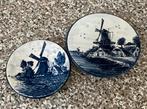 Delft Blauw 2 wandbordjes, Antiek en Kunst, Antiek | Wandborden en Tegels, Ophalen of Verzenden