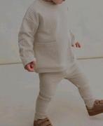🤎 HEERLIJK SETJE! H&M beige jongen meisje 80/86, Ophalen of Verzenden, Zo goed als nieuw, Meisje