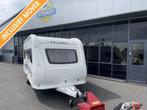 Hobby La Vita 455 UF Bed 207CM lang + Rondzit + WC + Mover, Caravans en Kamperen, Caravans, Standaardzit, Hobby, Bedrijf, Overige typen