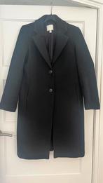 Lange coat, oversized model maat 34/XS, Ophalen of Verzenden, Zo goed als nieuw, Maat 34 (XS) of kleiner, Zwart