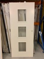 Binnendeur met mat glas 83x201,5, Ophalen, 80 tot 100 cm, Binnendeur, Zo goed als nieuw
