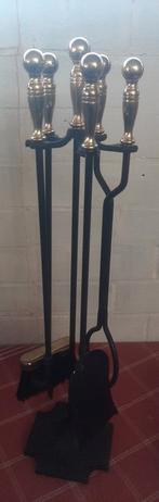 Openhaard set., Ophalen of Verzenden, Zo goed als nieuw, Vrijstaande haard, Houthaard