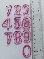 Rose cijfer paperclips, Ophalen, Nieuw