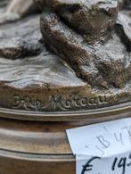 Antiek beeld herder Moreau 64 cm hoog. €195, Antiek en Kunst, Ophalen