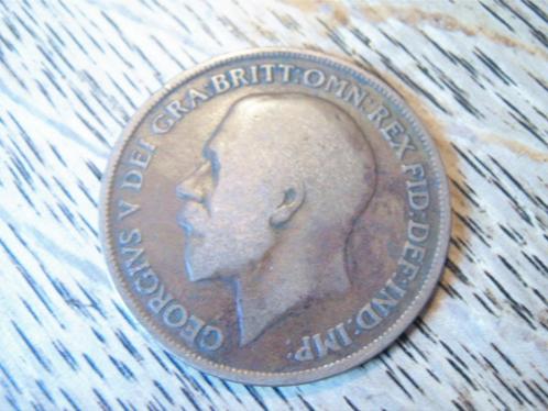 Engeland Penny 1913 koning George V #313, Postzegels en Munten, Munten | Europa | Niet-Euromunten, Losse munt, Overige landen
