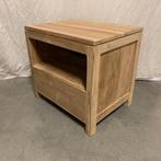TV meubel - massief teak - greeploze lade – 65 cm –TTM Wonen, Www.ttmwonen.nl, Teakhout, Nieuw, Landelijk