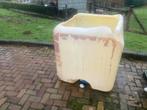 IBC Container 1000 liter met kraan - Opslagtank voerbak, Tuin en Terras, Regentonnen, Ophalen, Kunststof, Gebruikt, Met kraantje