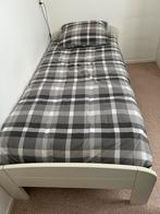 Bed met Auping spiraal en matras, Huis en Inrichting, Slaapkamer | Bedden, 90 cm, Gebruikt, Eenpersoons, Wit