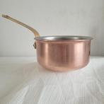Eenhoorn wegro Dikwandige koperen horeca pan sauspan, Ophalen of Verzenden, Gebruikt, Rvs, Koekenpan of Braadpan