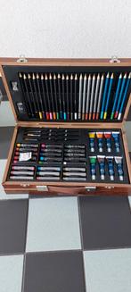 Twinmarkers viltstiften kleurpotloden aquarelverf, Ophalen, Zo goed als nieuw