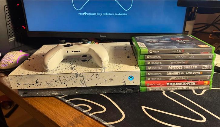 Xbox One X met SSD + Controller + 8 Games!, Spelcomputers en Games, Games | Xbox One, Gebruikt, Avontuur en Actie, 1 speler, Vanaf 16 jaar