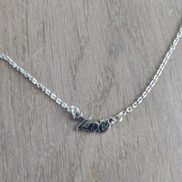Zilveren ketting met naam 'Zoë' - Zo goed als nieuw! beschikbaar voor biedingen