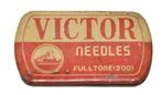 HMV Victor gramophone needle tin Naaldenblikje, Ophalen of Verzenden, Gebruikt, Overige