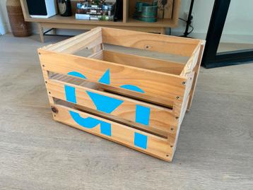 Fietskrat hout met AH logo van Willex beschikbaar voor biedingen