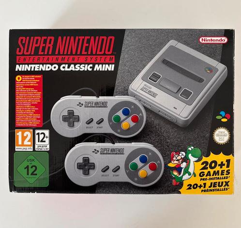 Nintendo Classic Mini in prachtige originele doos, Spelcomputers en Games, Spelcomputers | Nintendo Super NES, Zo goed als nieuw