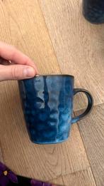 8x Mok Toscane - donkerblauw - 375 ml Xenos, Huis en Inrichting, Keuken | Servies, Ophalen of Verzenden, Zo goed als nieuw, Overige stijlen