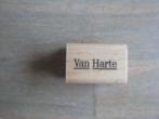 different colors houten stempel van Harte, Hobby en Vrije tijd, Stempelen, Verzenden, Zo goed als nieuw, Houten stempel