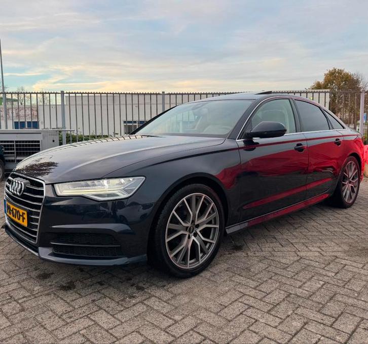 Audi A6 sedan 1.8 TFSI Ultra 190pk S Tronic 2017 Blauw, Auto's, Audi, Particulier, A6, ABS, Adaptieve lichten, Airbags, Airconditioning