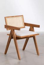 Moderne Scandinavische Eettafelstoel, Bruin, Nieuw, Ophalen of Verzenden, Japandi Styl