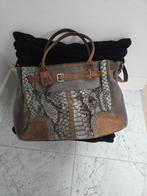 Zeer mooie leren tas, merk elenco, maat36x26, Ophalen of Verzenden, Gebruikt, Bruin, Handtas