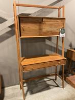 Retro Large Bureau | Acasiahout | Uit voorraad leverbaar, Ophalen of Verzenden, Nieuw, Bureau
