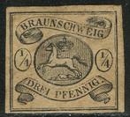 Duitse Staaten - Braunschweig 4 met gom (1000,-), Postzegels en Munten, Postzegels | Europa | Duitsland, Overige periodes, Verzenden