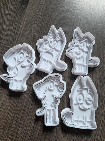 3D Bluey koekjes of marsepein vormen beschikbaar voor biedingen