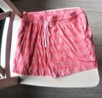 zalm/wit kort dames short met elastieken band /maat 36/38, Kleding | Dames, Broeken en Pantalons, Lang, Ophalen of Verzenden, Wit