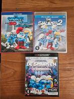 The Smurfs De Smurfen 1, 2 en 3 Blu-Ray 3D 4K Uktra HD, Ophalen of Verzenden, Zo goed als nieuw