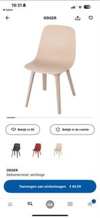 Ikea Odger Stoel - Wit/Beige, Huis en Inrichting, Stoelen, Ophalen, Nieuw