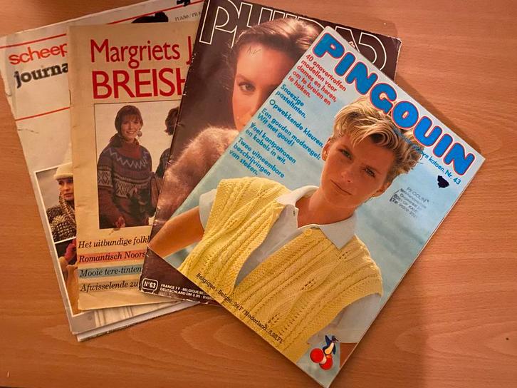 Vintage Brei- en Haakpatronen tijdschriften, Hobby en Vrije tijd, Breien en Haken, Gebruikt, Breien of Haken, Patroon of Boek