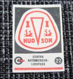 lucifermerk  HUDSON, Ophalen of Verzenden, Gebruikt, Auto's