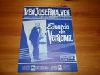 Ven josefina ven - eduardo cordero - eduardo de veracruz, Muziek en Instrumenten, Bladmuziek, Gebruikt, Ophalen of Verzenden, Contrabas