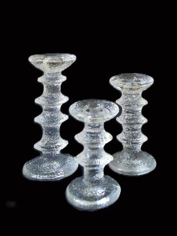 Iittala - 3 Festivo kandelaars van Timo Sarpaneva beschikbaar voor biedingen