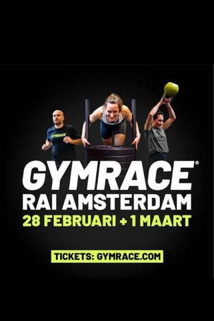 Ticket Gymrace women solo voor zaterdag 28 februari, Eén persoon, Februari