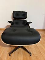 Lounge chair xl replica stoel poef, Ophalen of Verzenden, Zo goed als nieuw, 50 tot 75 cm, Leer