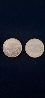 1999 & 2000 10 gulden silvere munten, Postzegels en Munten, Munten | Nederland, Ophalen of Verzenden, Koningin Beatrix, 10 gulden