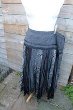 Rok zwart/ grijs Lisa Campione mt 46 Winter Vaste prijs, Kleding | Dames, Zwart, Ophalen of Verzenden, Zo goed als nieuw, Maat 46/48 (XL) of groter