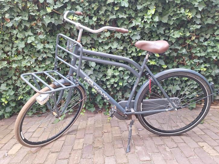 Pelikaan Urban Revolution Transportfiets, Fietsen en Brommers, Fietsen | Heren | Herenfietsen, Gebruikt, Overige merken, 57 tot 61 cm