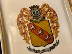 Antiek Porcelein schaaltje, Crusader Wapen, Frankrijk  15,-€, Antiek en Kunst, Ophalen of Verzenden