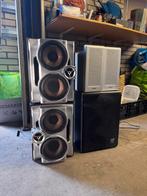 Philips en sony speaker sets , electronic versterker , boxen, Ophalen, Philips, Zo goed als nieuw, Minder dan 60 watt