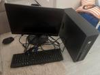 HP elite desk met beeldscherm, Computers en Software, Desktop Pc's, Ophalen of Verzenden, Zo goed als nieuw