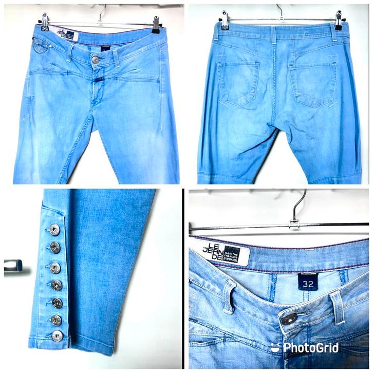 Spijkerbroek Le Jean 42, Kleding | Dames, Spijkerbroeken en Jeans, Zo goed als nieuw, W30 - W32 (confectie 38/40), Blauw, Ophalen of Verzenden